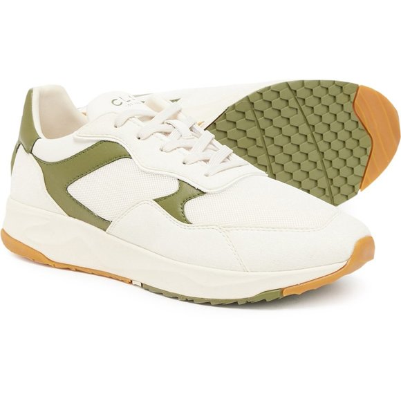 Clae Other - NEW Clae Mojave Sneakers - Vegan Leather For Men Off-White Olive  Vegan  367sn